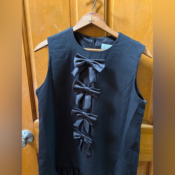 Mac Duggal Ieena 27032 Bow Drop Waist Mini Dress Black Size 8 - Picture 8 of 8